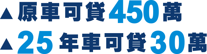 原車可貸450萬